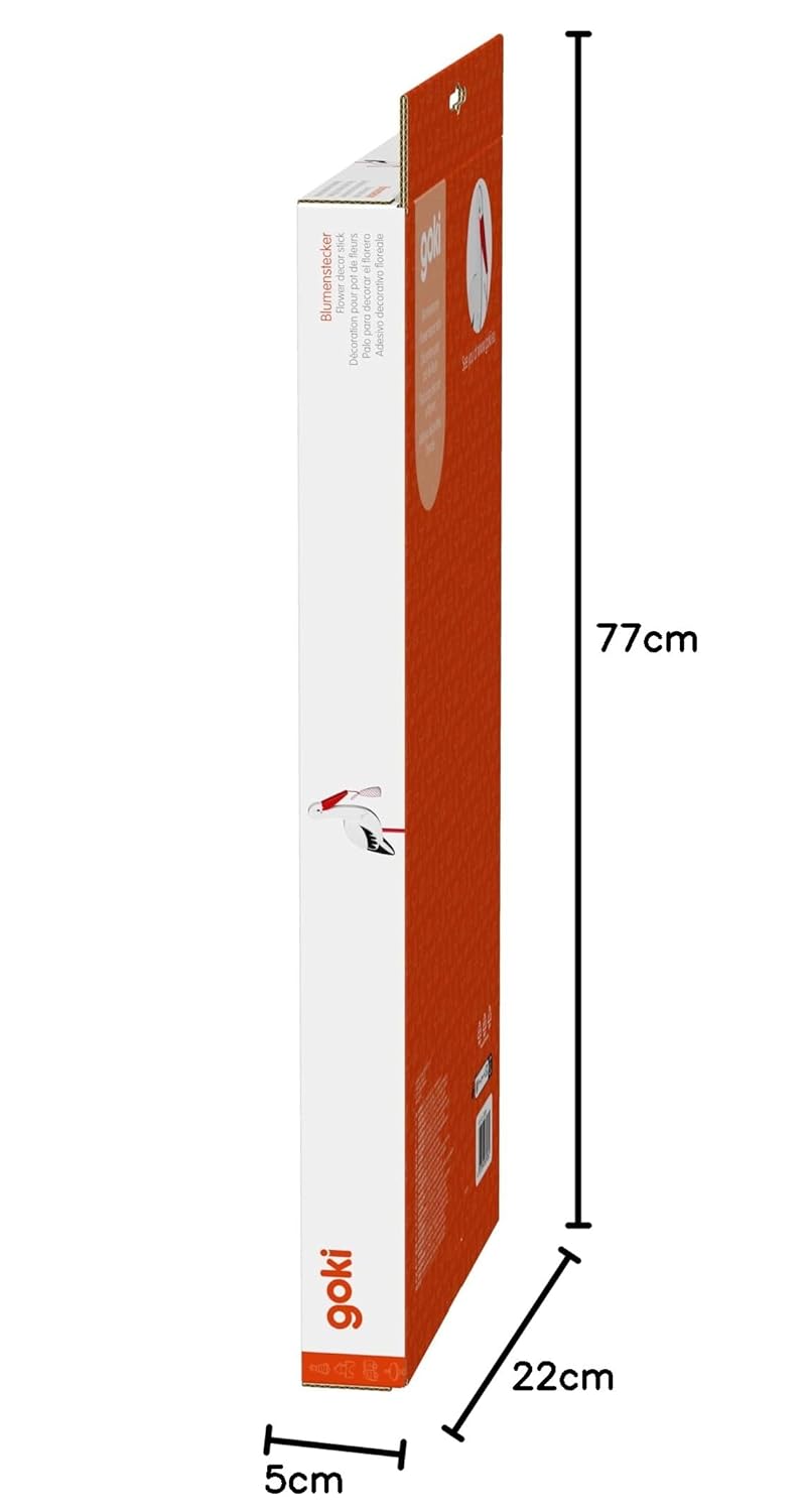 goki Storch mit Babytuch 77cm, Rot, 1 Stück (1er Pack), 63936