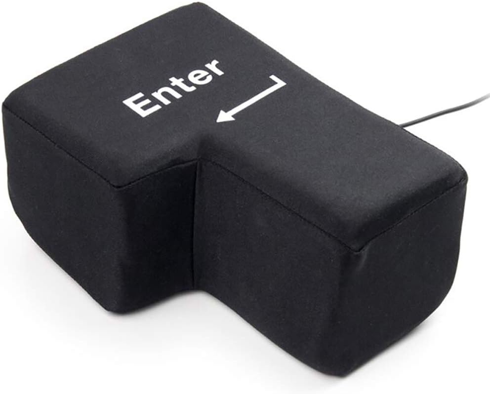 walenbily Enter Taste, Big Enter Enter Kissen Office Schaum Nickerchen Kissen Anti Stress Enter Tast