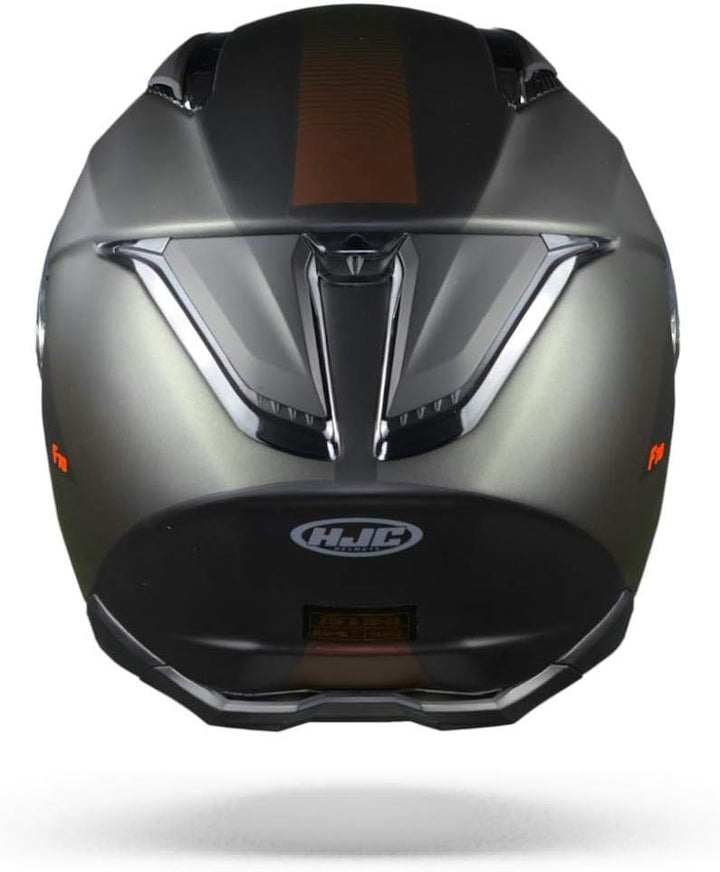 HJC Helmets Herren F70 Motorrad Helm S Schwarz/Rot, S Schwarz/Rot