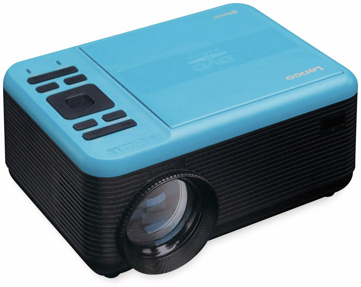Lenco LPJ-500 - Bluetooth Beamer - Mini Beamer - DVD Player - 2800 Lumen - 30.000 Stunden Lebensdaue