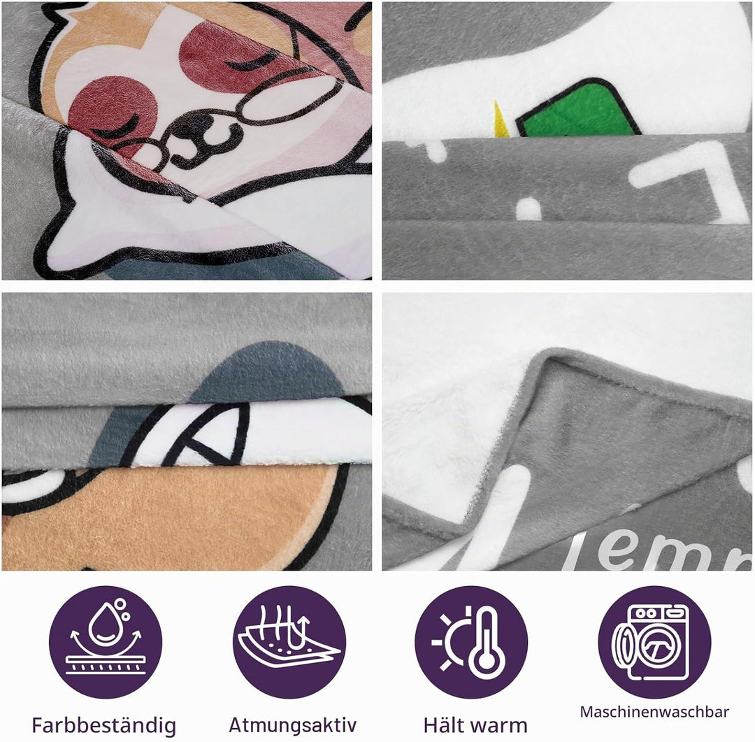 Geschenke für Oma - Kuscheldecke Beste Oma Geschenk, Geburtstagsgeschenk Geburtstag Muttertagsgesche