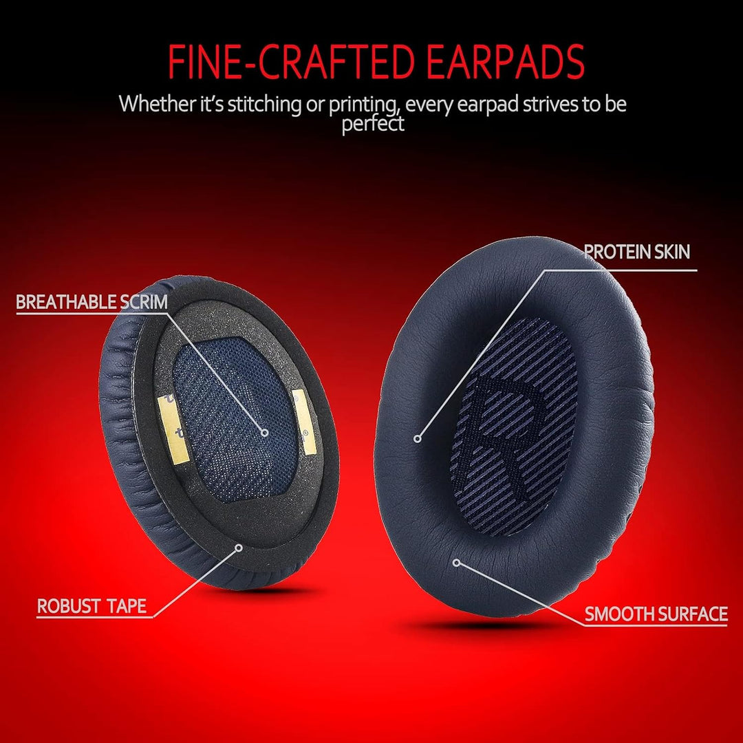 Premium Ohrpolster Ersatz für Bose Kopfhörer Ohrpolster kompatibel mit Bose QuietComfort 35 II / QC3