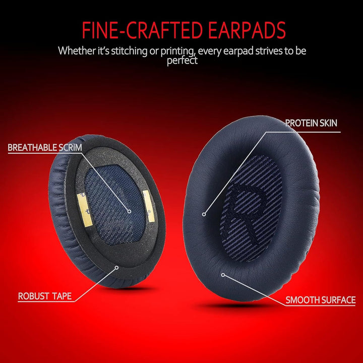 Premium Ohrpolster Ersatz für Bose Kopfhörer Ohrpolster kompatibel mit Bose QuietComfort 35 II / QC3
