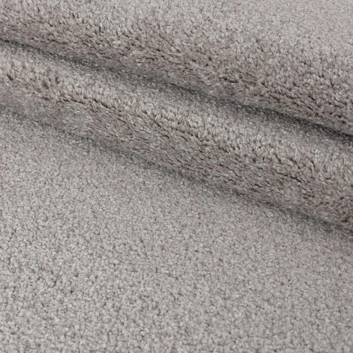 Carpetsale24 Läufer Teppich 60x100 cm Creme, Kurzflor, Einfarbig, Modern, Rechteckig, rutschfest, Pf