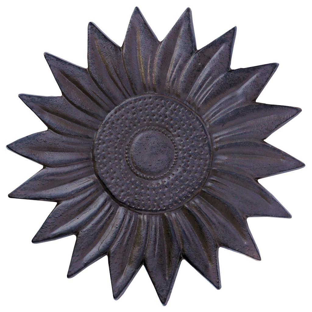 Sunset Vista Designs Trittstein aus Gusseisen, 30,5 cm Durchmesser Gusseisen, Gusseisen