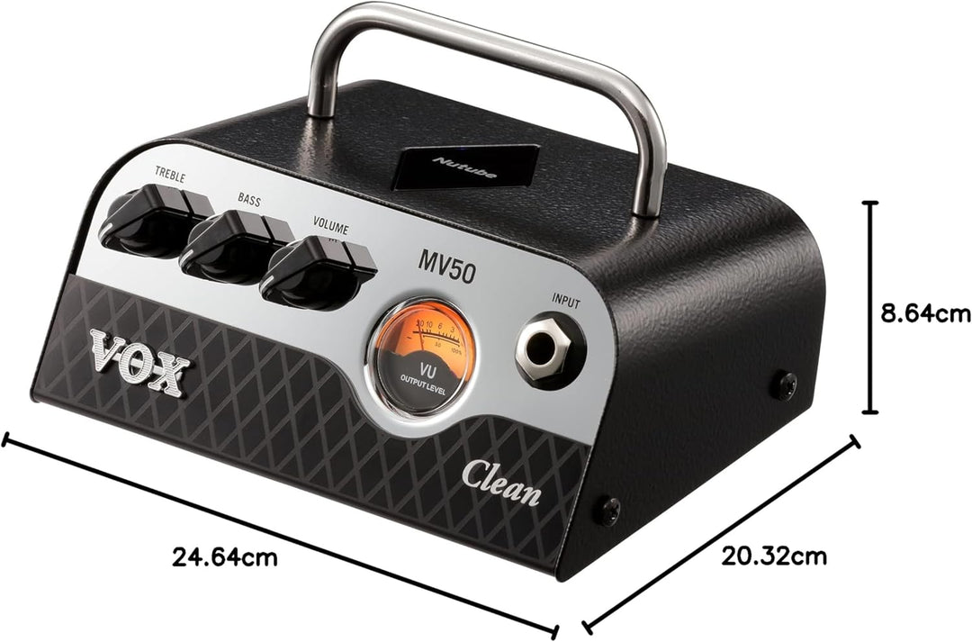 VOX MV50 50W Nutube Guitar Amplifier Head - Clean, Clean
