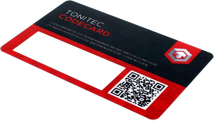 ToniTec Set aus ABUS Türschloss Zylinder EC550 mit 3 Schlüssel, Schliesszylinder gleichschliessend a
