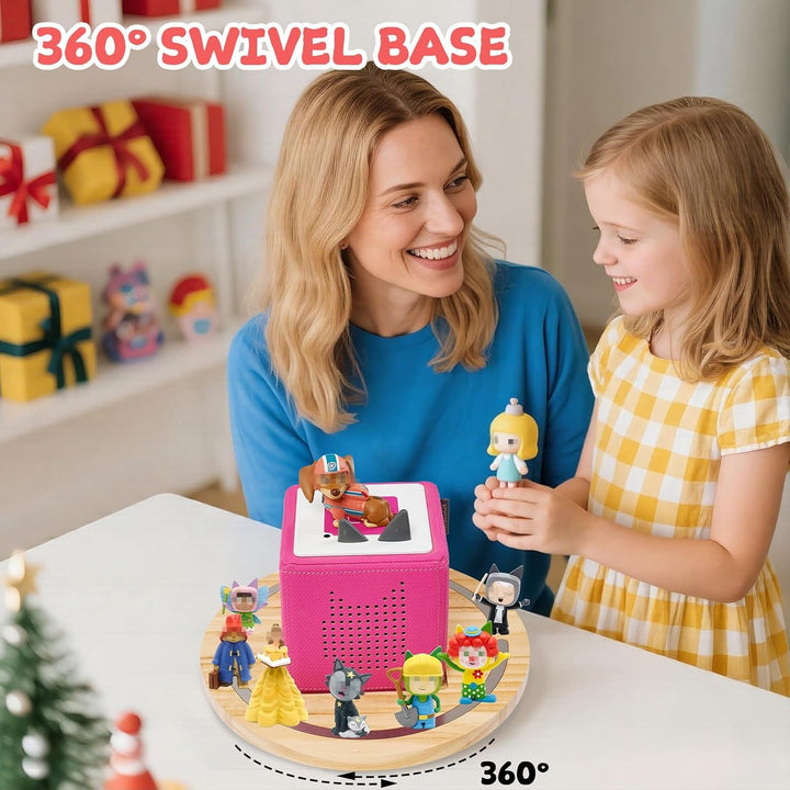 Gieanoo für Tonies Box Regal,Runde Tonie Aufbewahrung Regal Kompatibel mit Toniesbox 1 und Toniesbox