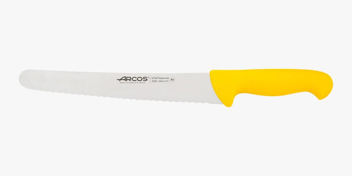 Arcos Konditormesser aus Nitrum Edelstahl mit 250 mm Klinge - Ergonomischer Griff aus Polypropylen,