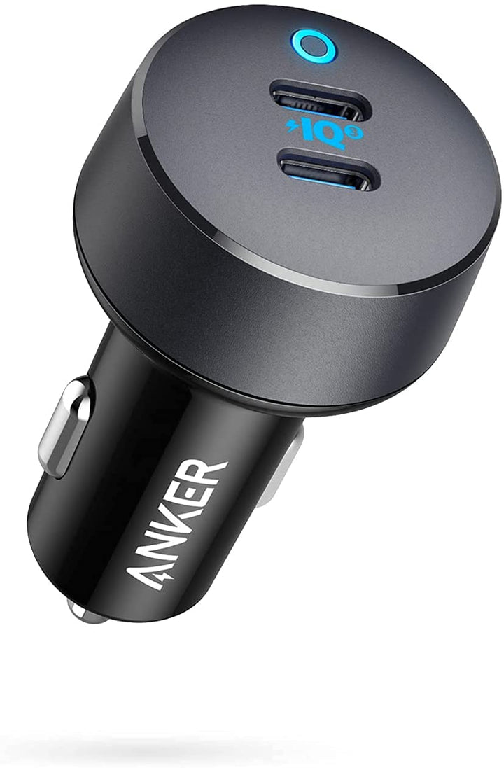 Anker PowerDrive III Duo USB-C-Ladegerät fürs Auto, 40W 2-Port PowerIQ 3.0 Ladegerät, Power Delivery