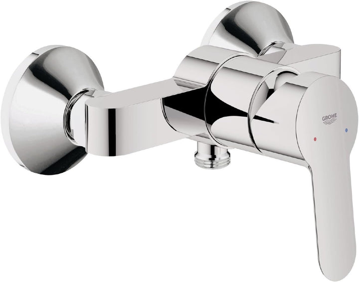 GROHE Start Edge - Einhand- Brausebatterie (S-Anschlüsse, variable Mengenbegrenzung, Long-Life 46 mm