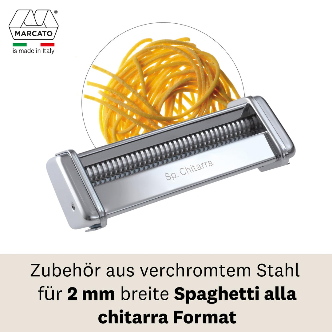 Marcato Zubehörteil für Atlas 150, Stahl, Silber, Spaghetti Chitarra-23x20x16cm, Spaghetti Chitarra