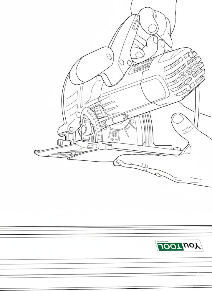 Führungsschienen Adapter für Bosch GKS 190 Handkreissäge