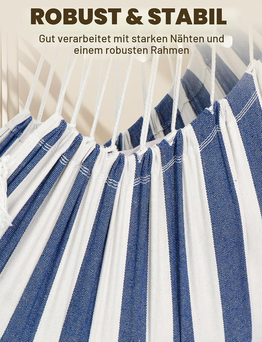 Chihee Hängesessel Hängende Schaukel 2 Sitzkissen enthalten,Starke Gurtbänder und Haken Einfach häng