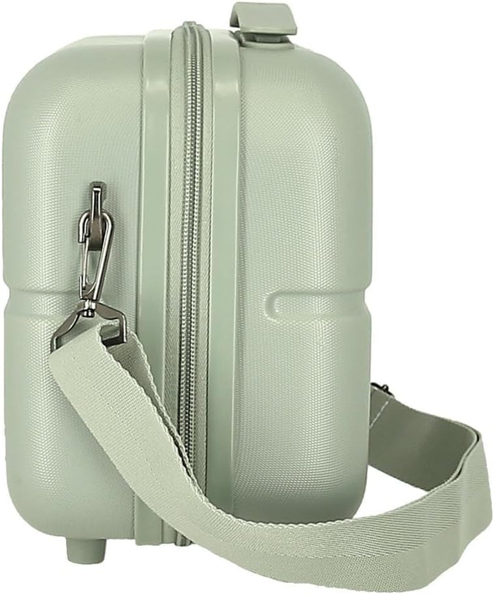Pepe Jeans Akzent ABS-Toilettenbeutel, Anpassungsfähige Kosmetiktasche mit Schultergurt Hellgrün, He