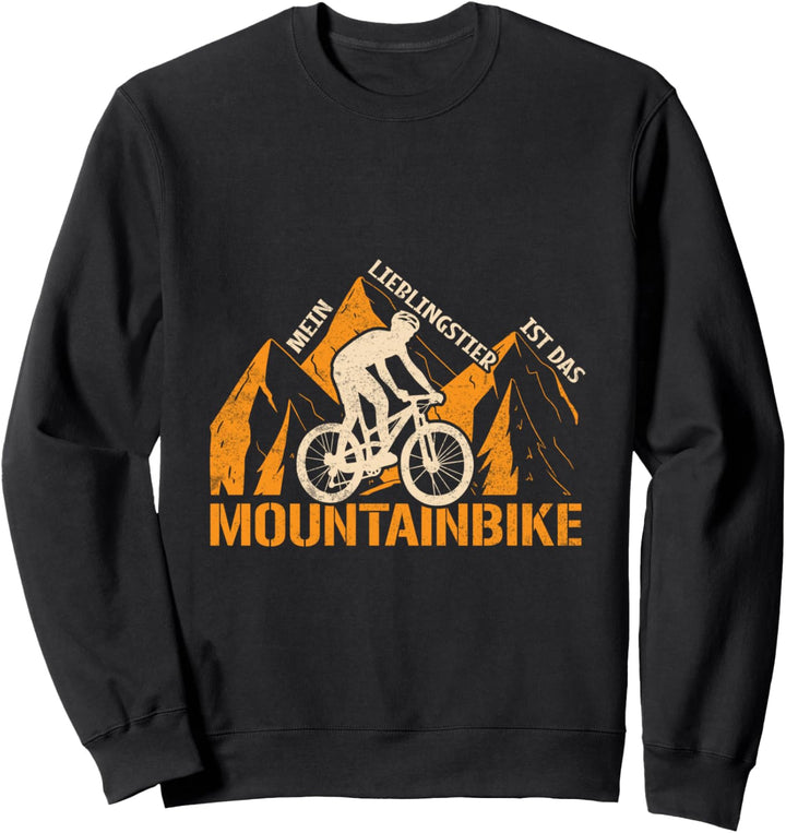 Lieblingstier - Mountainbiker Downhill MTB Mountainbike Sweatshirt