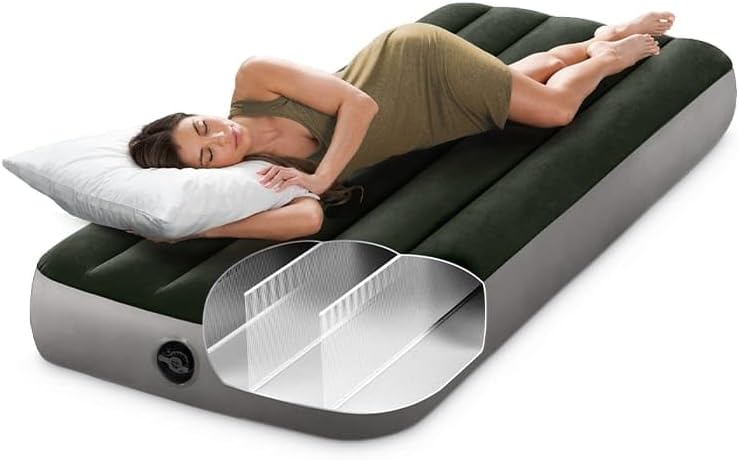 JR. Twin DURA-Beam Prestige Downy AIRBED Grün 76x191x25 cm, Grün 76x191x25 cm