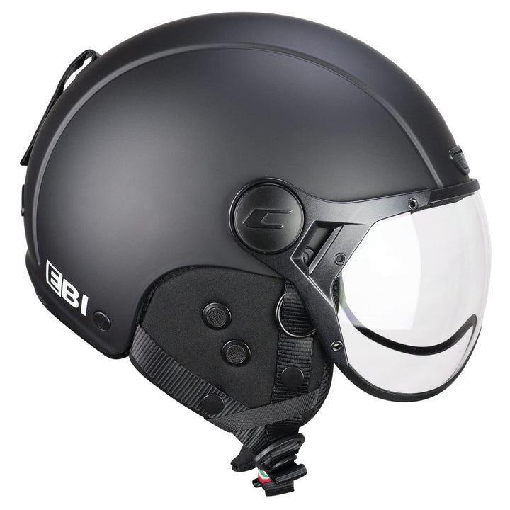 CGM Unisex – Erwachsene EBI skihelm, Mattschwarz, M (57-58cm)