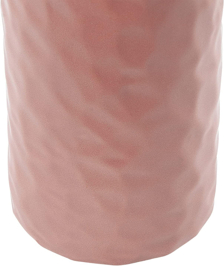Dekorative Blumenvase Keramik Wohnzubehör 24 cm Rosa Drama