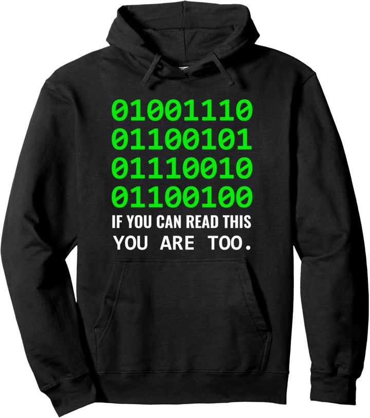 Geek Computer Binärcode für Entwickler & Admins in Binär Pullover Hoodie