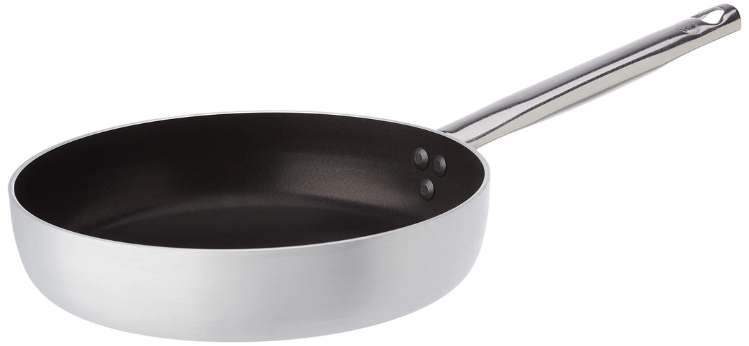 Töpfe Agnelli Platinum Straight to Bratpfanne, Aluminium, Edelstahl Griffrohr mit Silber 24 cm, 24 c