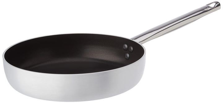 Töpfe Agnelli Platinum Straight to Bratpfanne, Aluminium, Edelstahl Griffrohr mit Silber 24 cm, 24 c