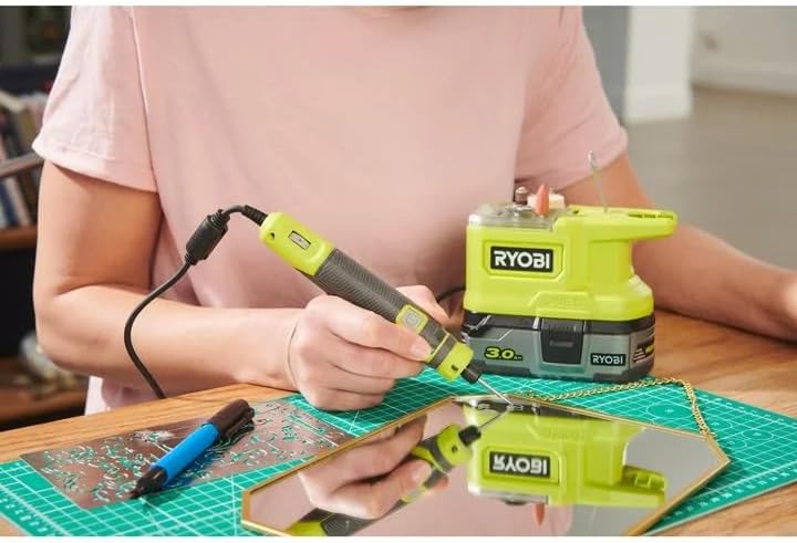 RYOBI 18 V ONE+ Akku-Rotationswerkzeug RRT18-0 (Maximaler Spanndurchmesser 3,2 mm, Leerlaufdrehzahl
