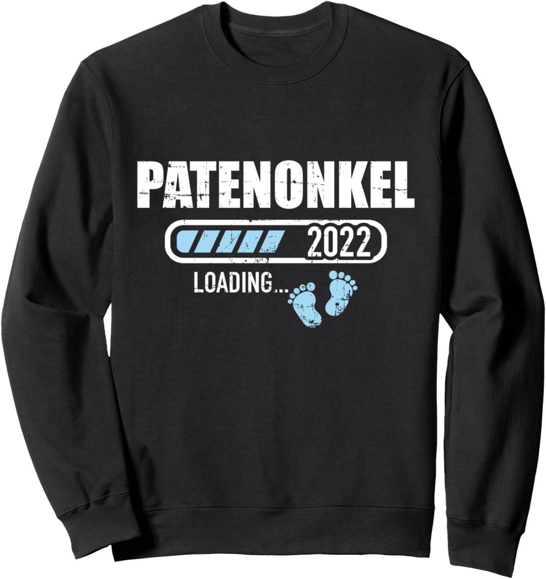 Patenonkel 2022 lädt für Schwangerschaft verkünden Sweatshirt