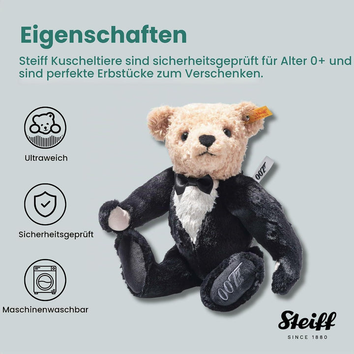 Steiff 355691 James Bond Teddybär 30cm, bunt