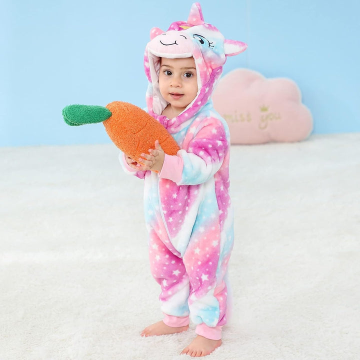 Unisex Winter-Overall mit Kapuze für Babys 2-36 Monate 6-12 Monate Stern, 6-12 Monate Stern