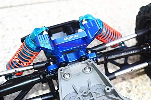 GPM for Traxxas Rustler 4X4 VXL (67076-4) Aluminum Front Shock Tower - 1Pc Set Blue