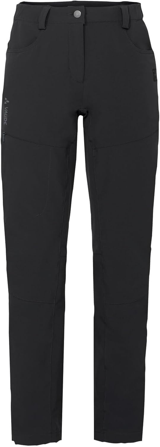 VAUDE Damen Softshellhose Moena 42 Schwarz, 42 Schwarz