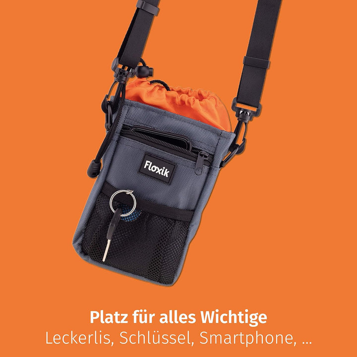 Floxik Premium Futterbeutel | praktischer Allrounder Leckerli-Beutel für Hunde | Leckerlie-Tasche fü