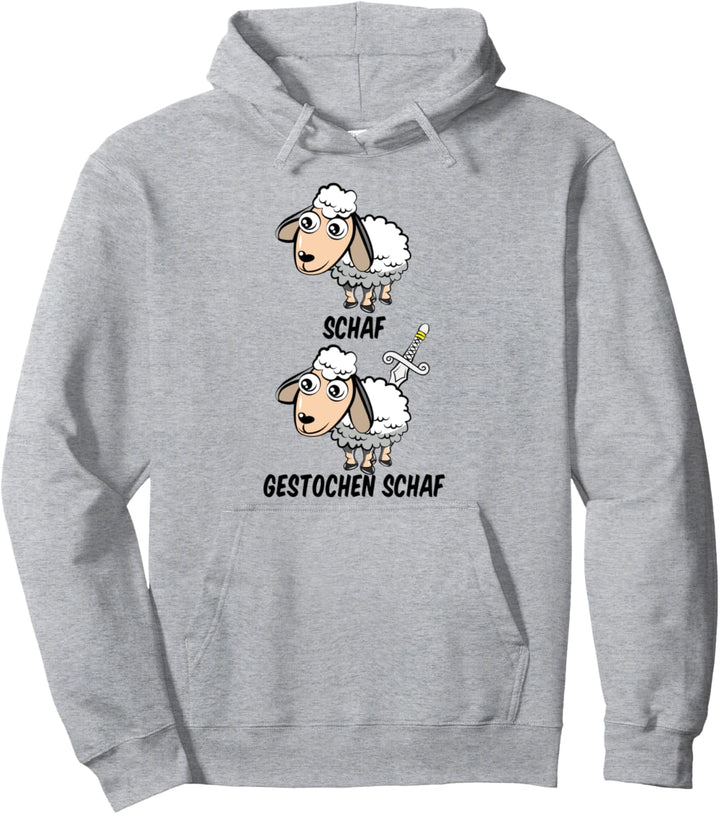 "Schaf Gestochen Schaf" witziges Wortspiel Schaf Fotografie Pullover Hoodie