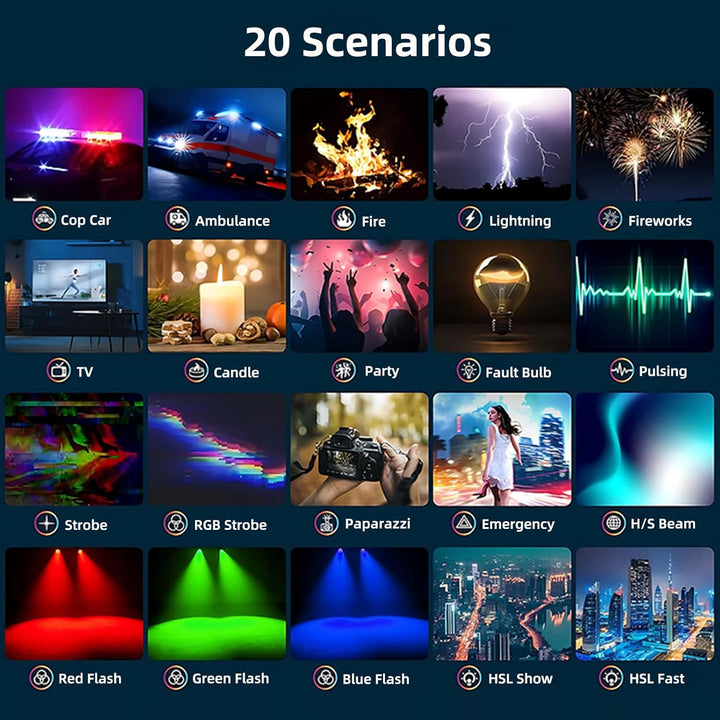 120 RGB LEDs Videoleuchte, Tragbares Selfie Licht mit HUE 0–359°, 20 Lichteffekten, CRI 95+, Profess