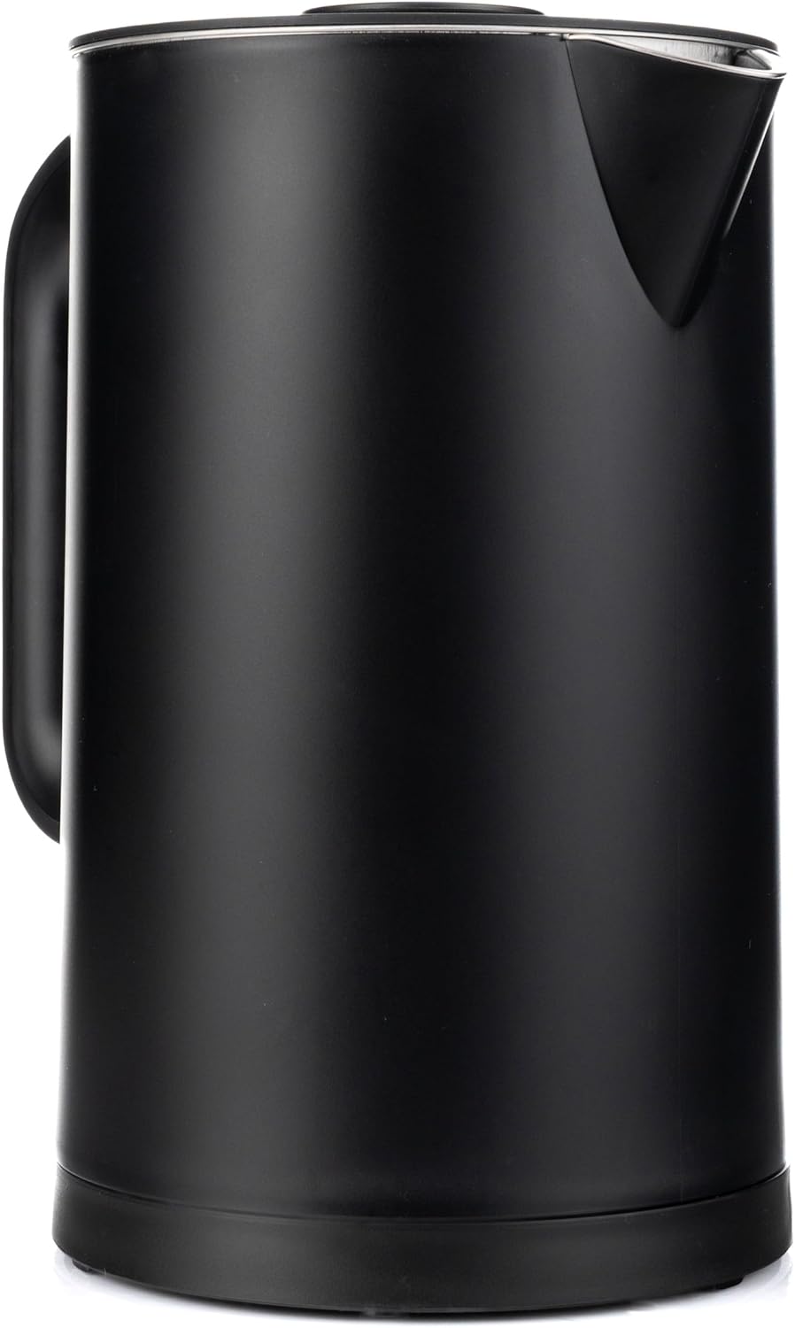 LEHMANN Elektrischer Wasserkocher Edelstahl 1,7L, 2200W, Schnelles Aufheizen, Doppelwand Design, Abs