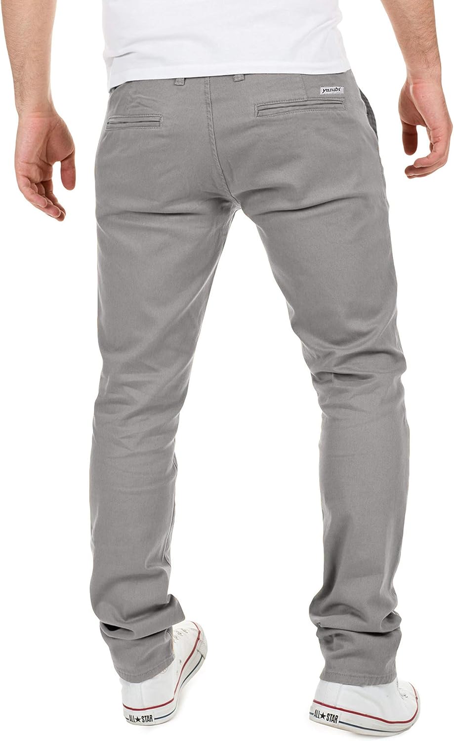 Yazubi Herren Chino Hose, Modell Dustin, Chinohose by Yzb Jeans 29W / 30L Grau (Gull 4r173802), 29W