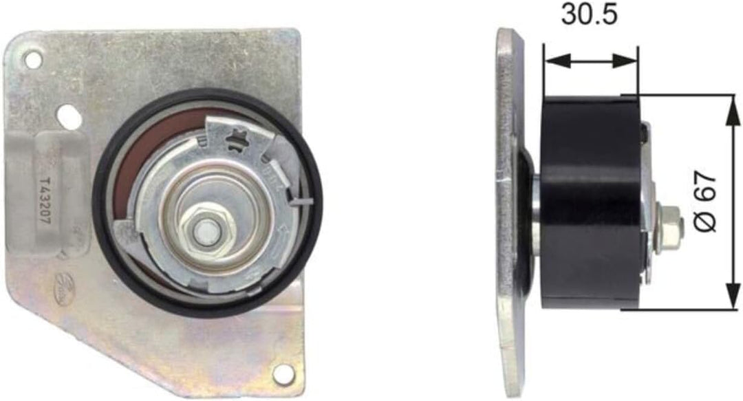 GATES PowerGrip Kit + Wasserpumpe KP15654XS