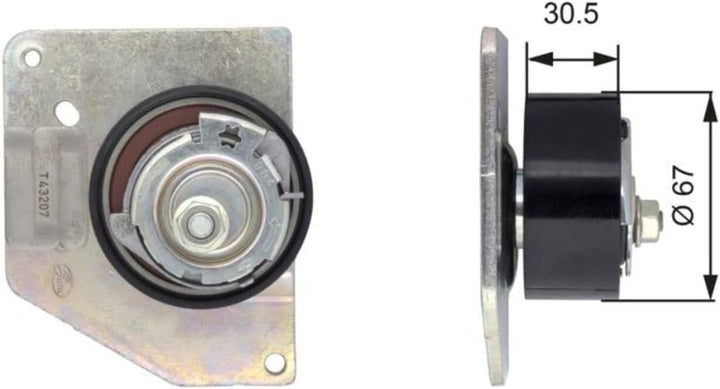GATES PowerGrip Kit + Wasserpumpe KP15654XS