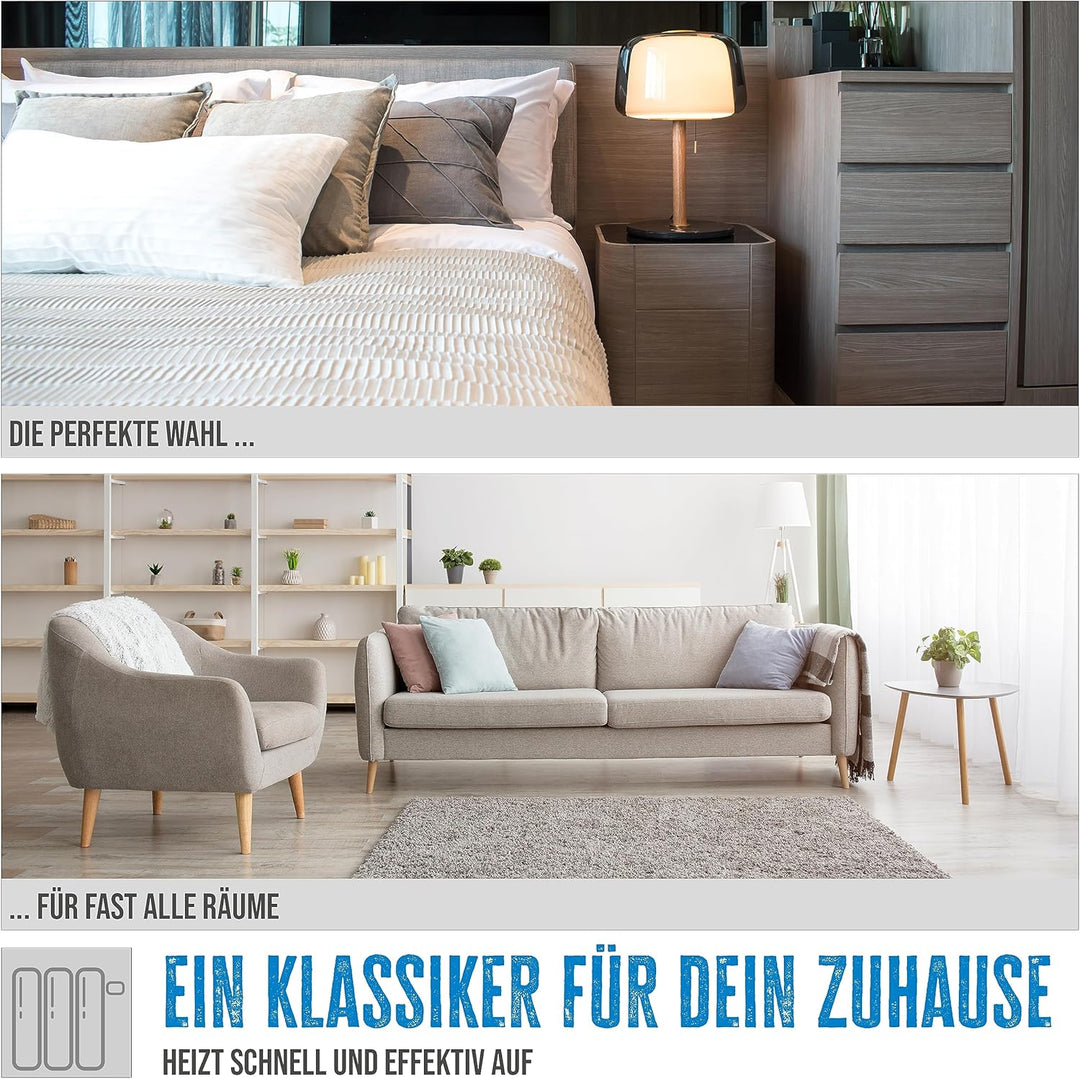 Güde Heizlüfter GH 2000 B (220-240 V, 2000 W Heizleistung, 2 Heizstufen: 1000/2000 W, Gebläseleistun