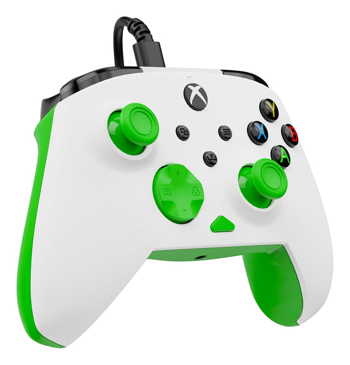 Turtle Beach Rematch Core Weiss/Grün Wired Gaming Controller – Lizenziert für Xbox Series X und S, X
