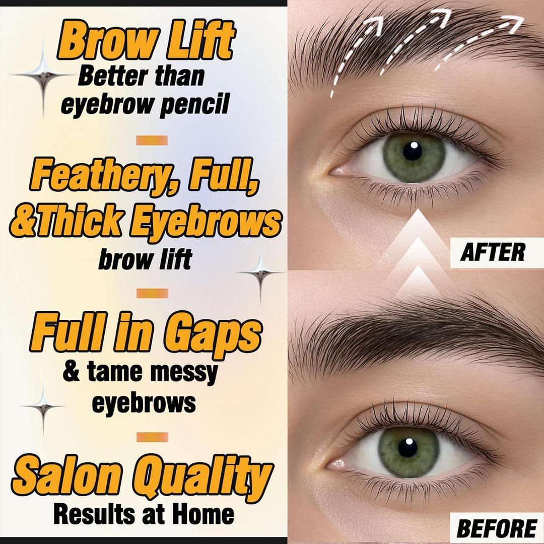 2-IN-1 Wimpernlifting Set & Augenbrauen Lifting Set– Professionelles Brow Lamination Kit für Dichter