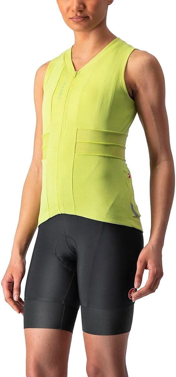 CASTELLI Damen Anima 4 Sleeveless T-Shirt S Heller Limette/Absinth, S Heller Limette/Absinth
