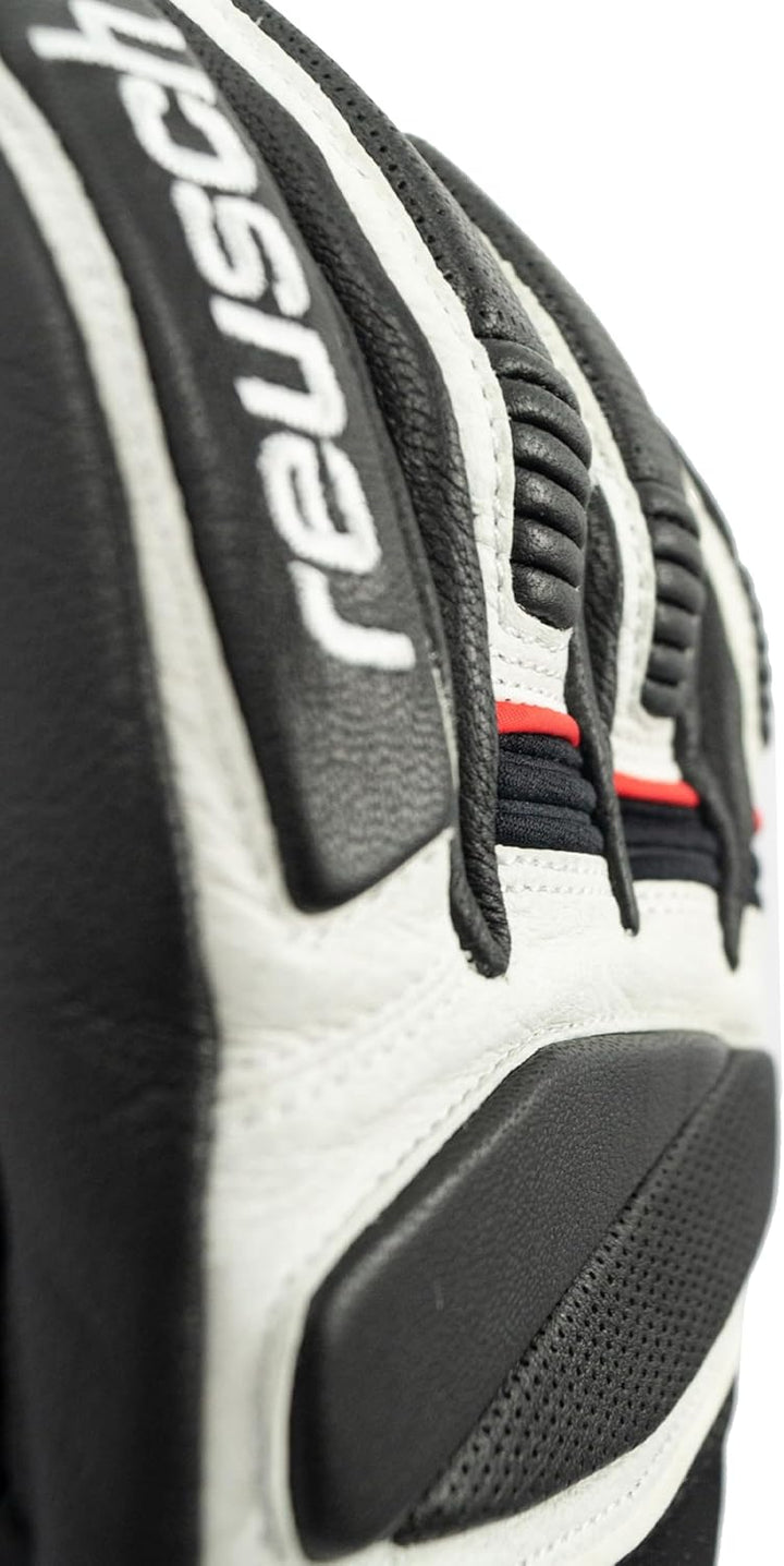 Reusch Herren Mastery Handschuhe 7.5 7745 Black/White/Fire Red, 7.5 7745 Black/White/Fire Red