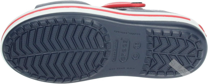 Crocs Unisex Kinder Crocband Kids Sandalen 29/30 EU Navy Red 001, 29/30 EU Navy Red 001