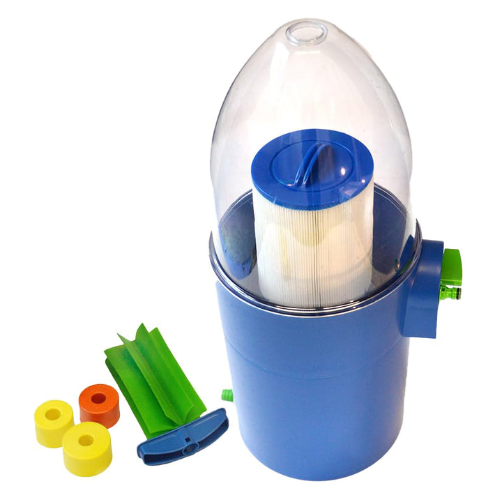 Estelle Filter Reinigungssystem für Whirlpoolfilter und Filterkartuschen bei Outdoor Whirlpool, Jacu