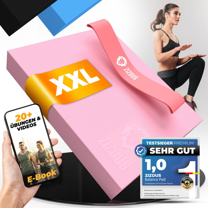 Balance Pad - Premium Balance Kissen für Gleichgewichtsübungen - Rutschfestes Balancekissen Physioth