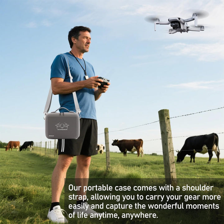Tasche für DJI Mini 4K, MiNi 2 SE / 2 Drohne & Zubehör, Kompakter, wasserdichter & stossfester Mini-