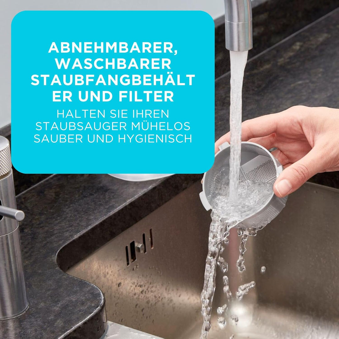 Black & Decker NVC220WBC-qw, Chrome Et Bleu, 385 ml, 14.4 W, 385 milliliters Chrome Et Bleu 385 ml,