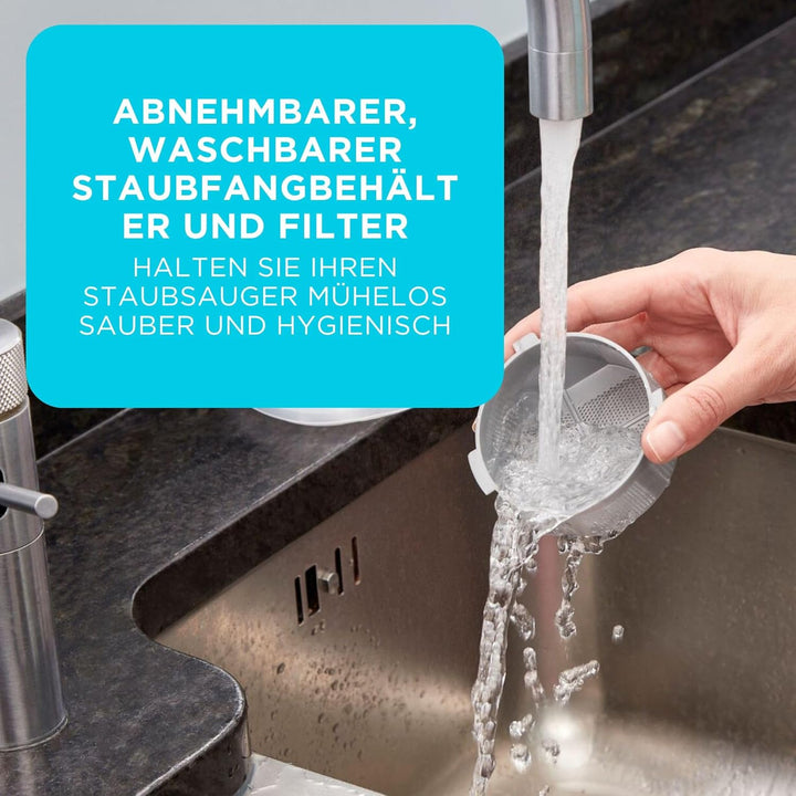 Black & Decker NVC220WBC-qw, Chrome Et Bleu, 385 ml, 14.4 W, 385 milliliters Chrome Et Bleu 385 ml,